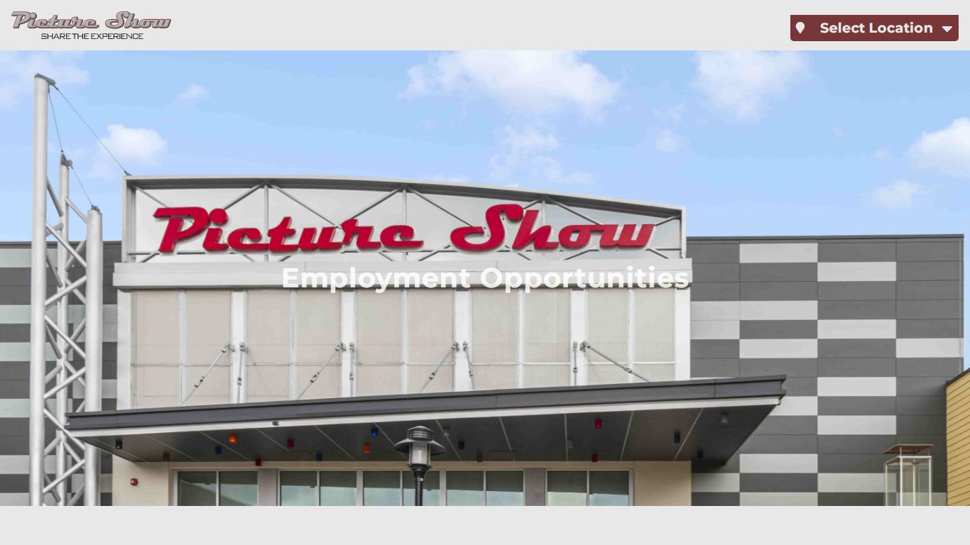 Employment | Picture Show Entertainment | Movie Theater