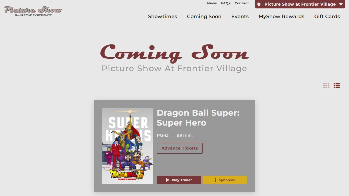 Coming Soon | Picture Show Entertainment Prescott | Movie Theater